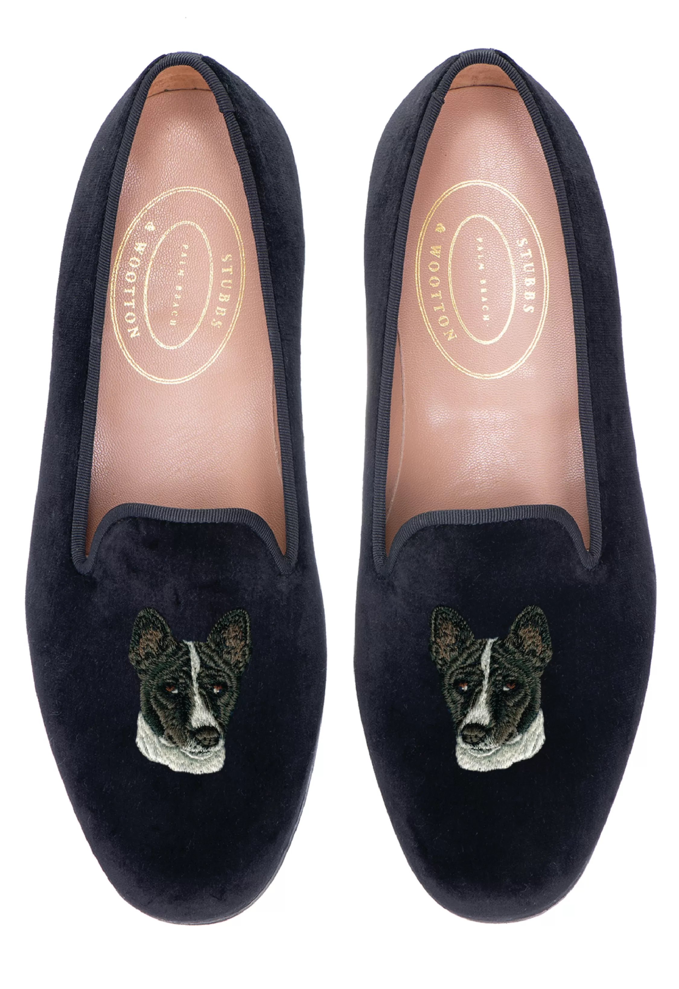 Slipper*Stubbs & Wootton Basenji (Women) Black