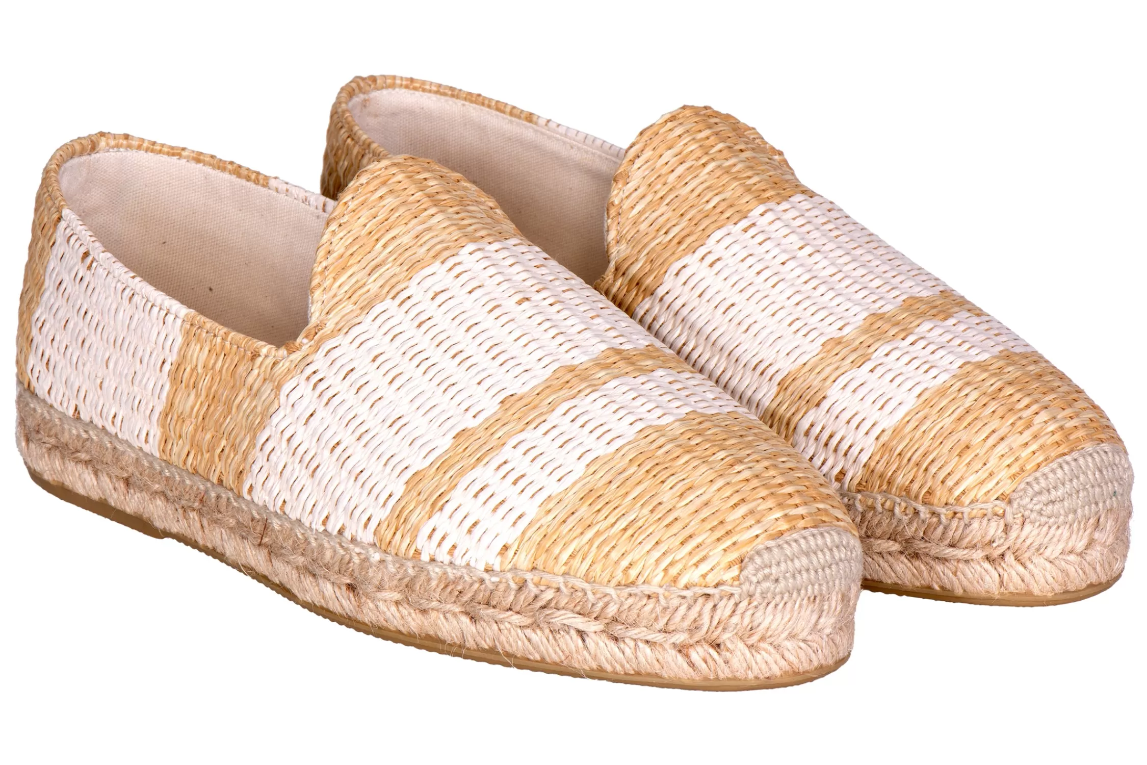 Espadrille*Stubbs & Wootton Basket Gatsby (Women) Natural