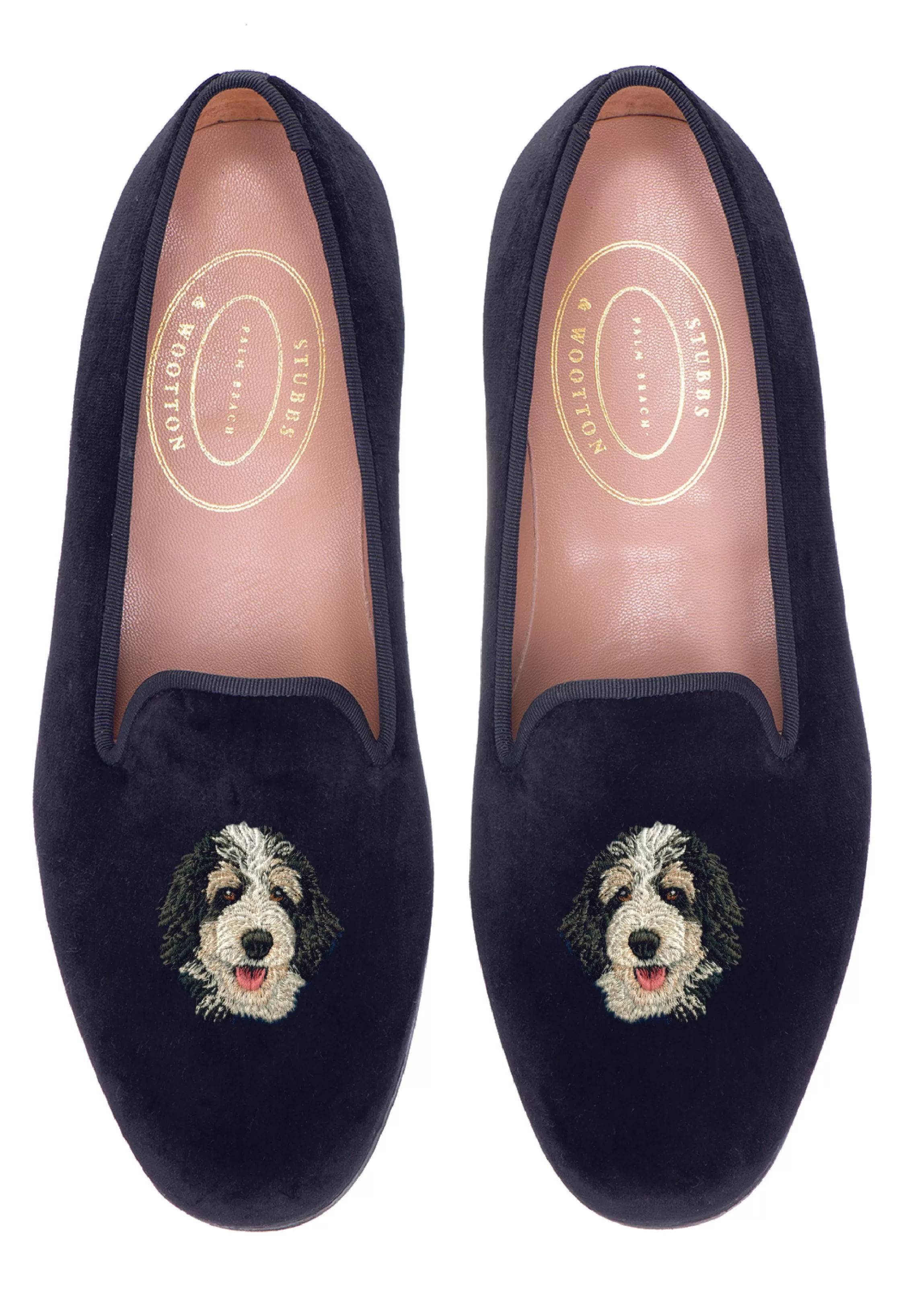 Slipper*Stubbs & Wootton Bernedoodle (Men) Black