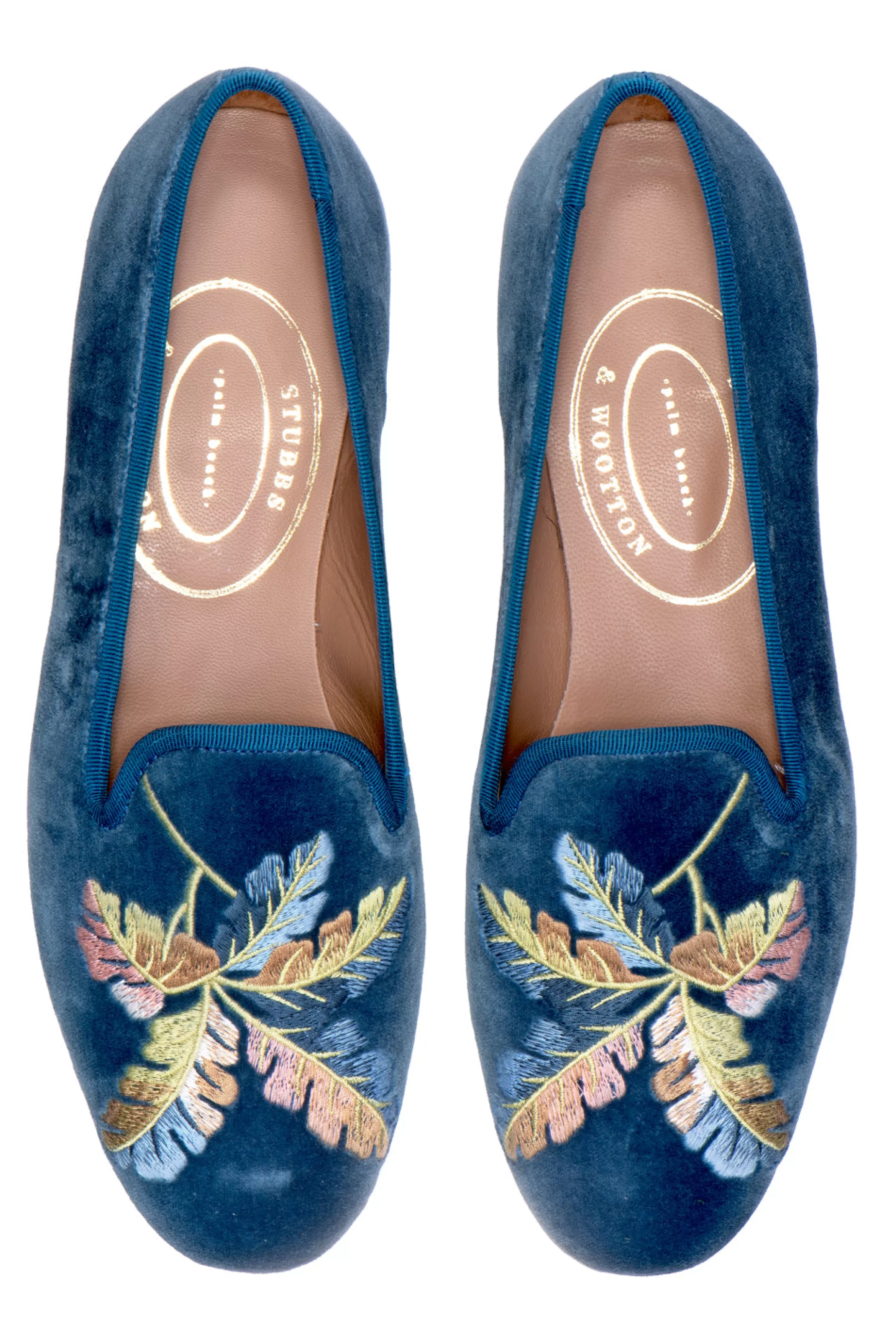 Slipper*Stubbs & Wootton Broadleaf Ink (Women) Blue