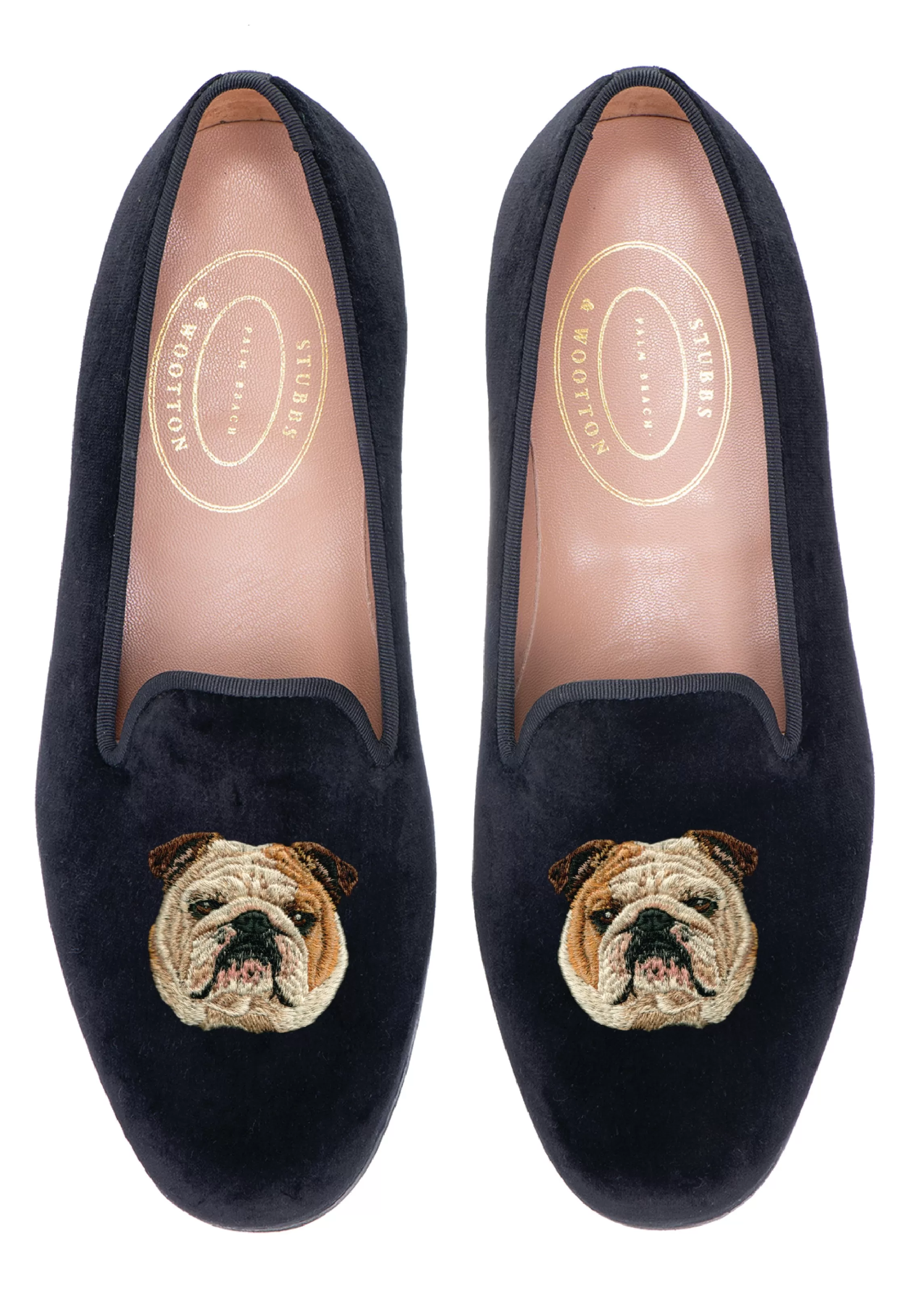 Slipper*Stubbs & Wootton Bulldog (Men) Black