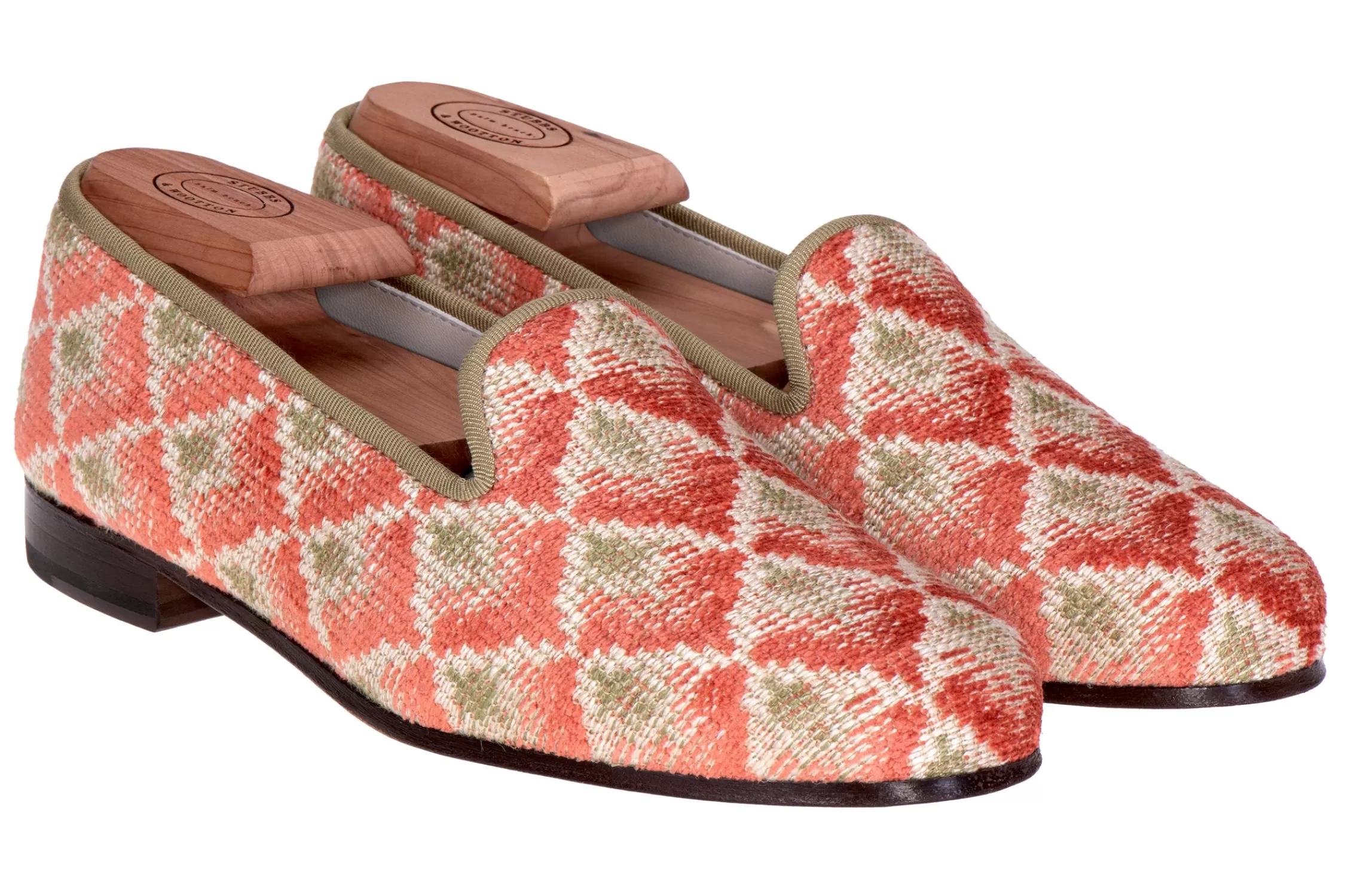 Slipper*Stubbs & Wootton Carlotta Rust (Women) Red