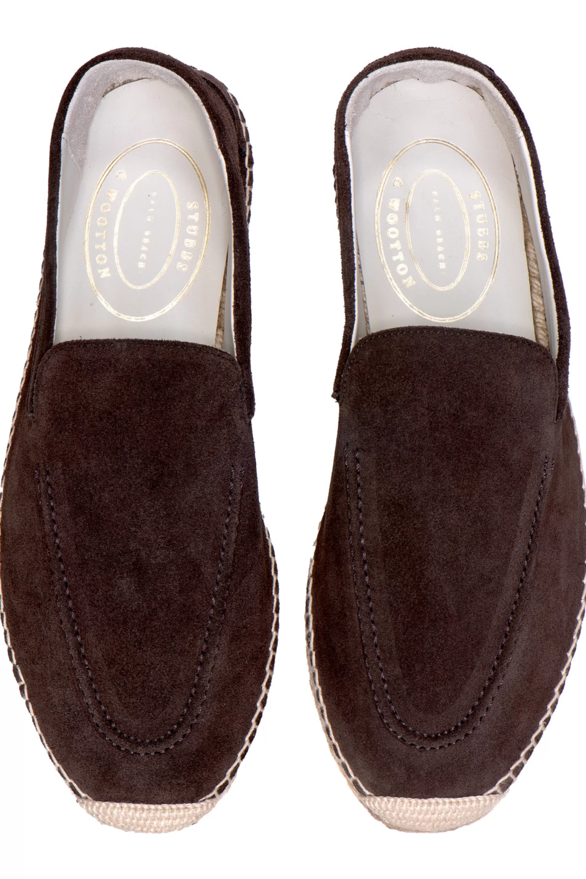 Espadrille*Stubbs & Wootton Chocolate Bertie (Men) Brown