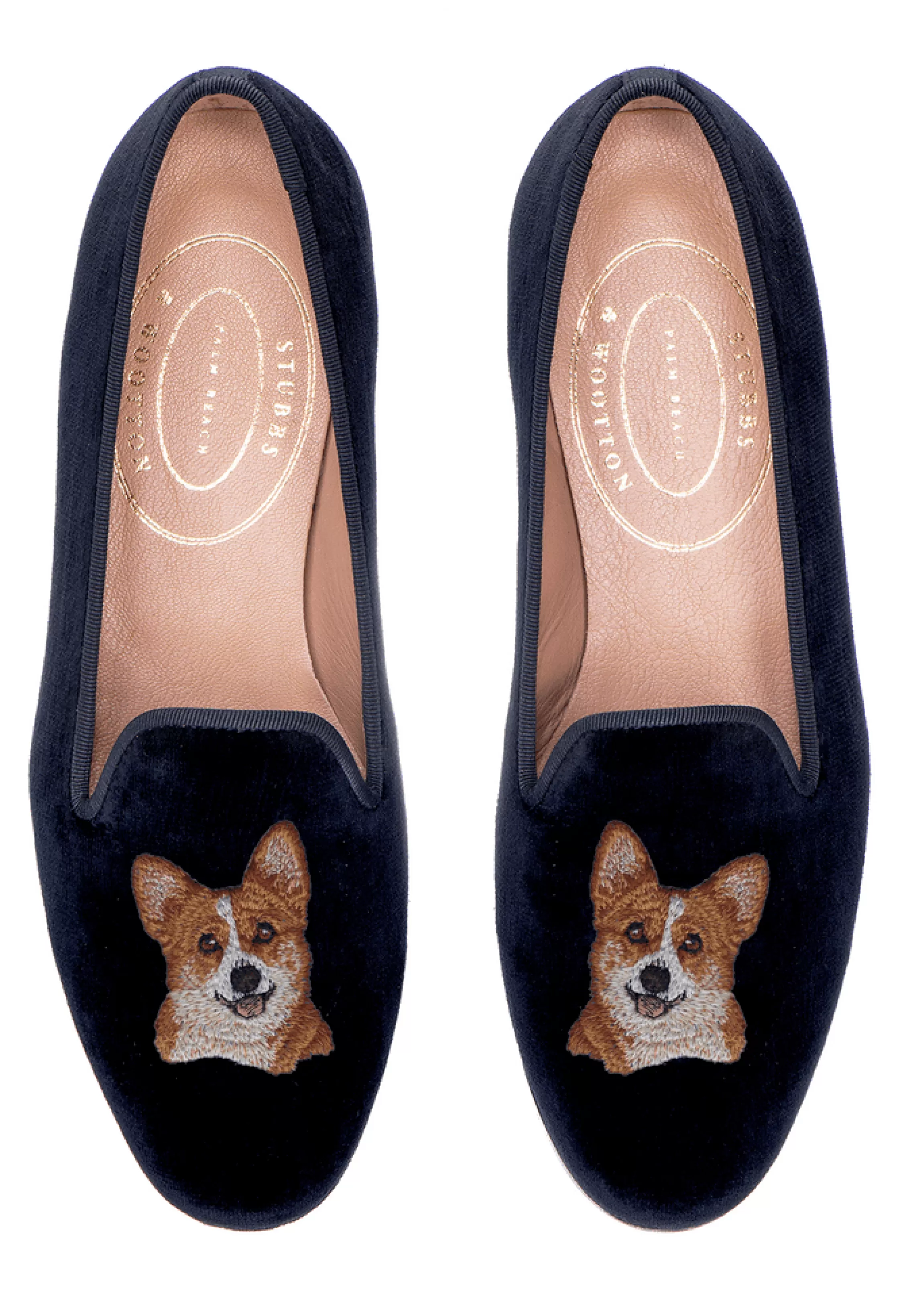 Slipper*Stubbs & Wootton Corgi (Women) Black