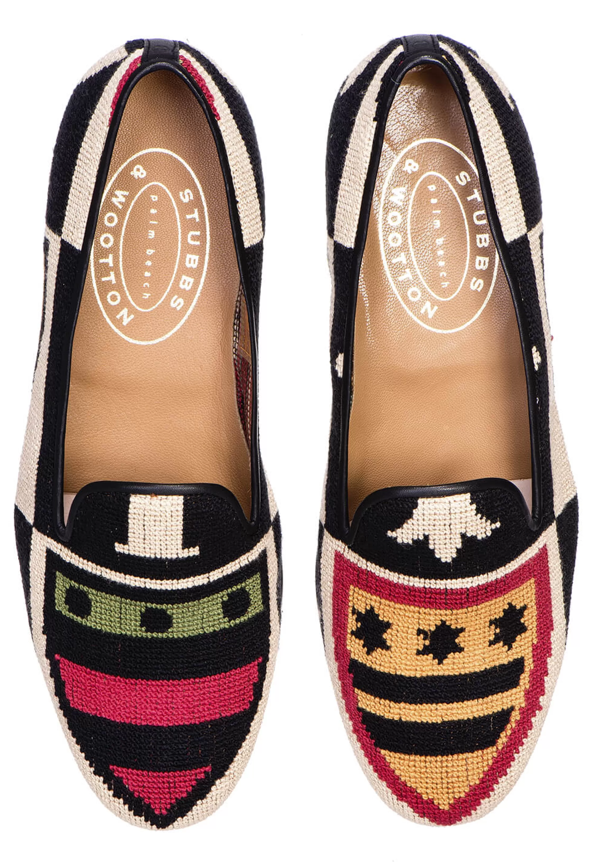 Slipper*Stubbs & Wootton Crest Needlepoint Slipper (Men) Color