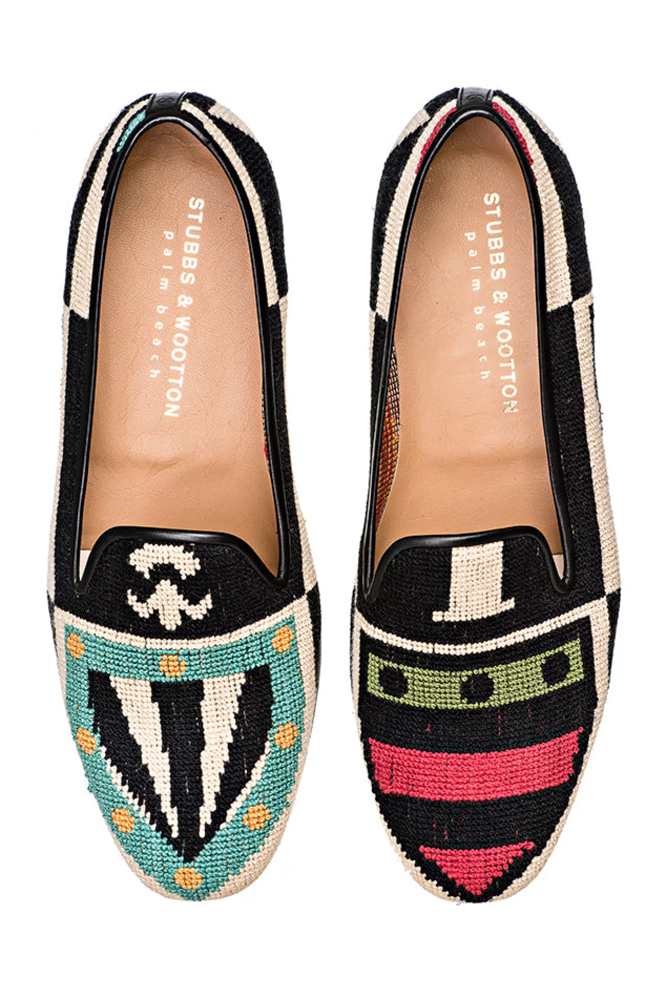 Slipper*Stubbs & Wootton Crest Needlepoint Slipper (Men) Color