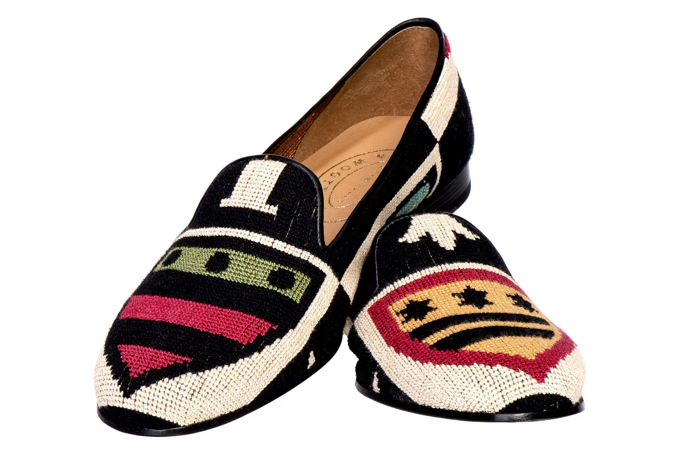 Slipper*Stubbs & Wootton Crest Needlepoint Slipper (Men) Color
