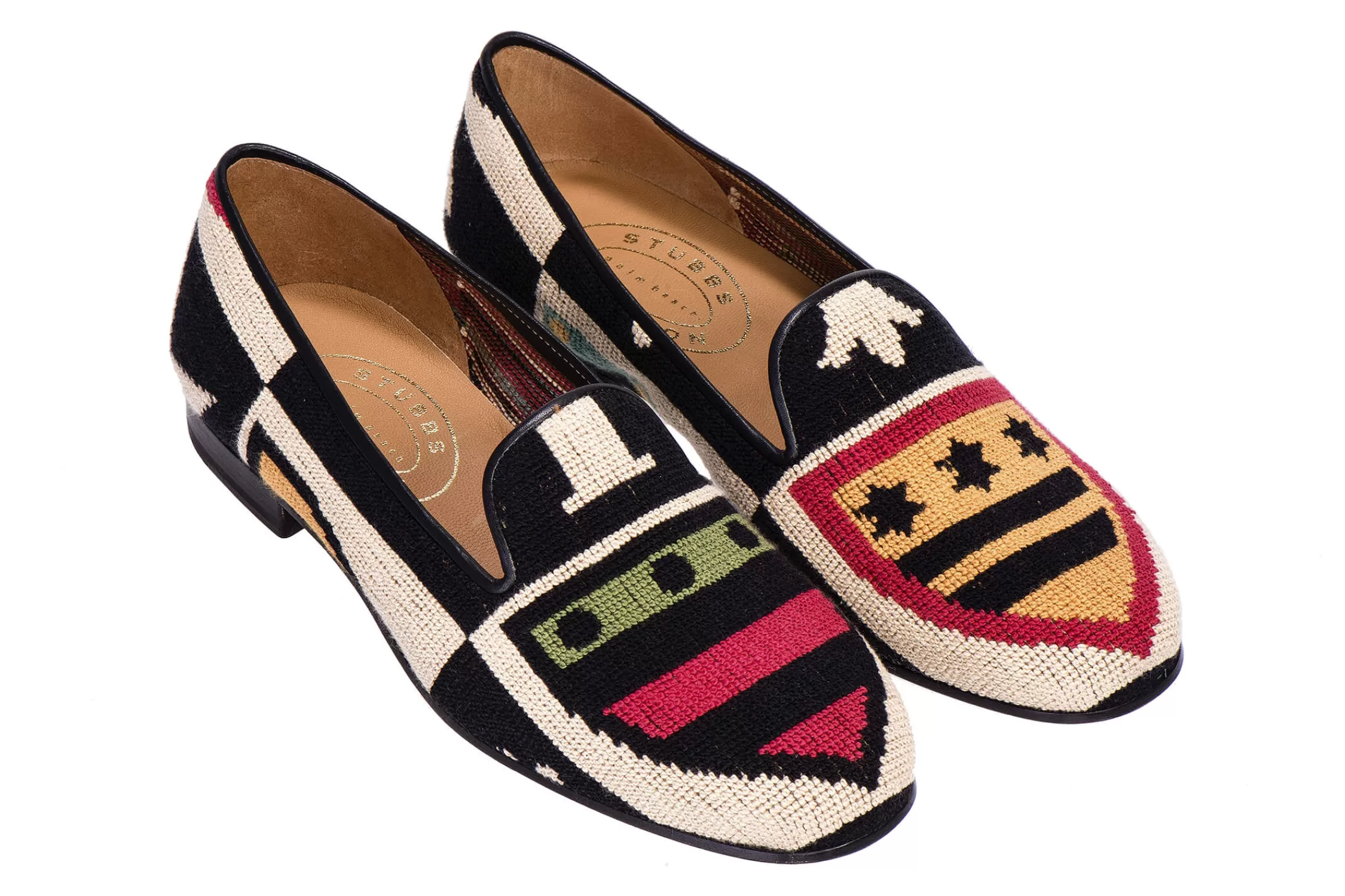 Slipper*Stubbs & Wootton Crest Needlepoint Slipper (Men) Color