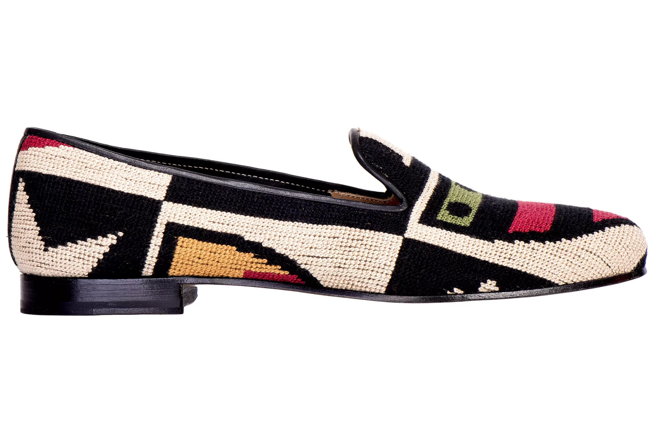 Slipper*Stubbs & Wootton Crest Needlepoint Slipper (Men) Color