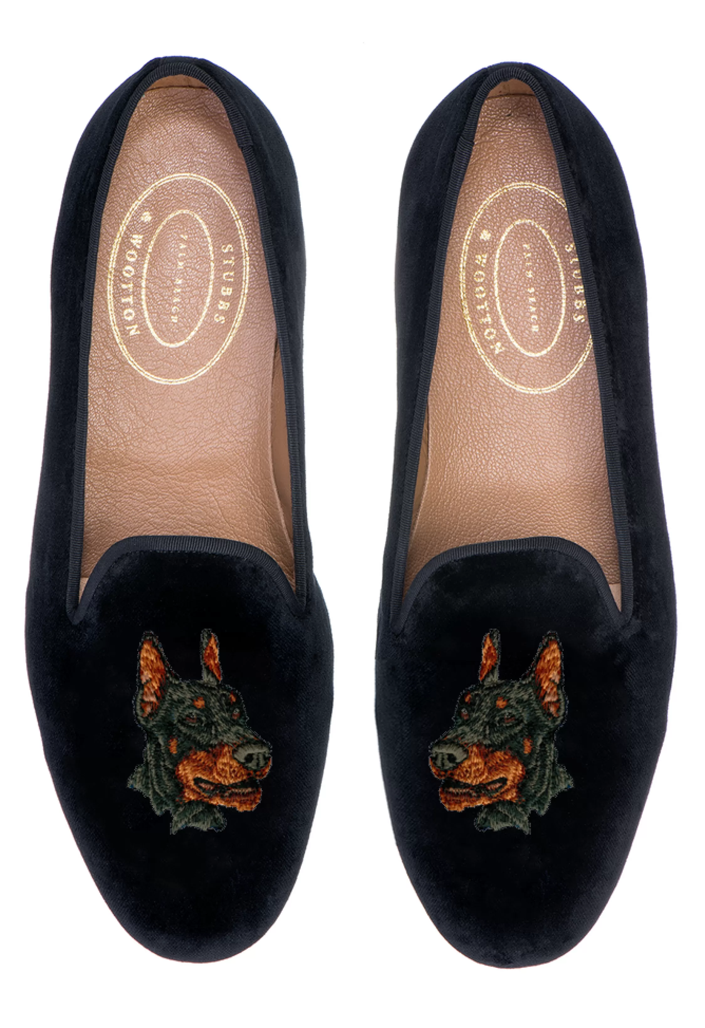 Slipper*Stubbs & Wootton Doberman (Men) Black