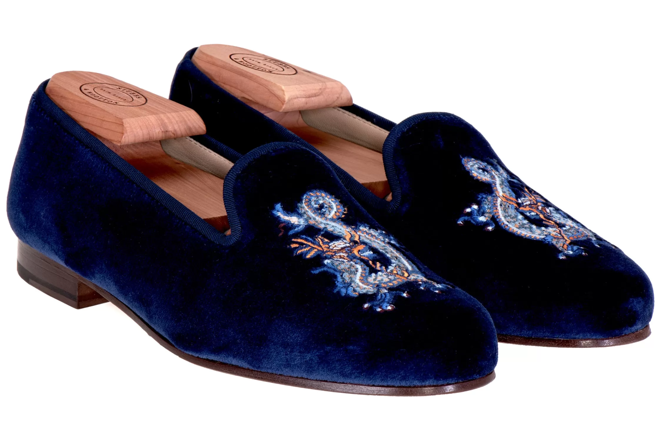 Slipper*Stubbs & Wootton Dragon Indigo (Women) Navy