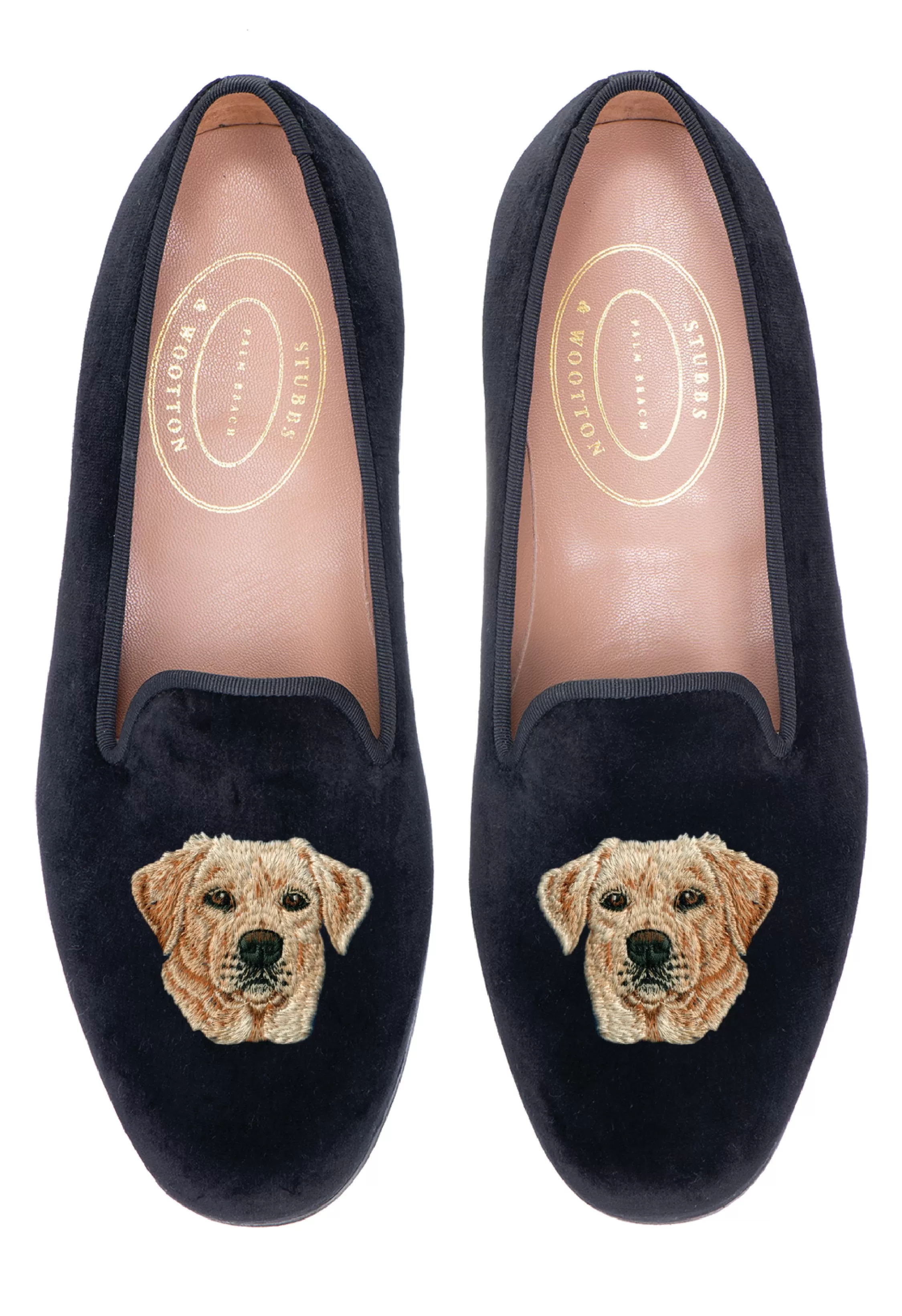 Slipper*Stubbs & Wootton Gold Lab (Men) Black