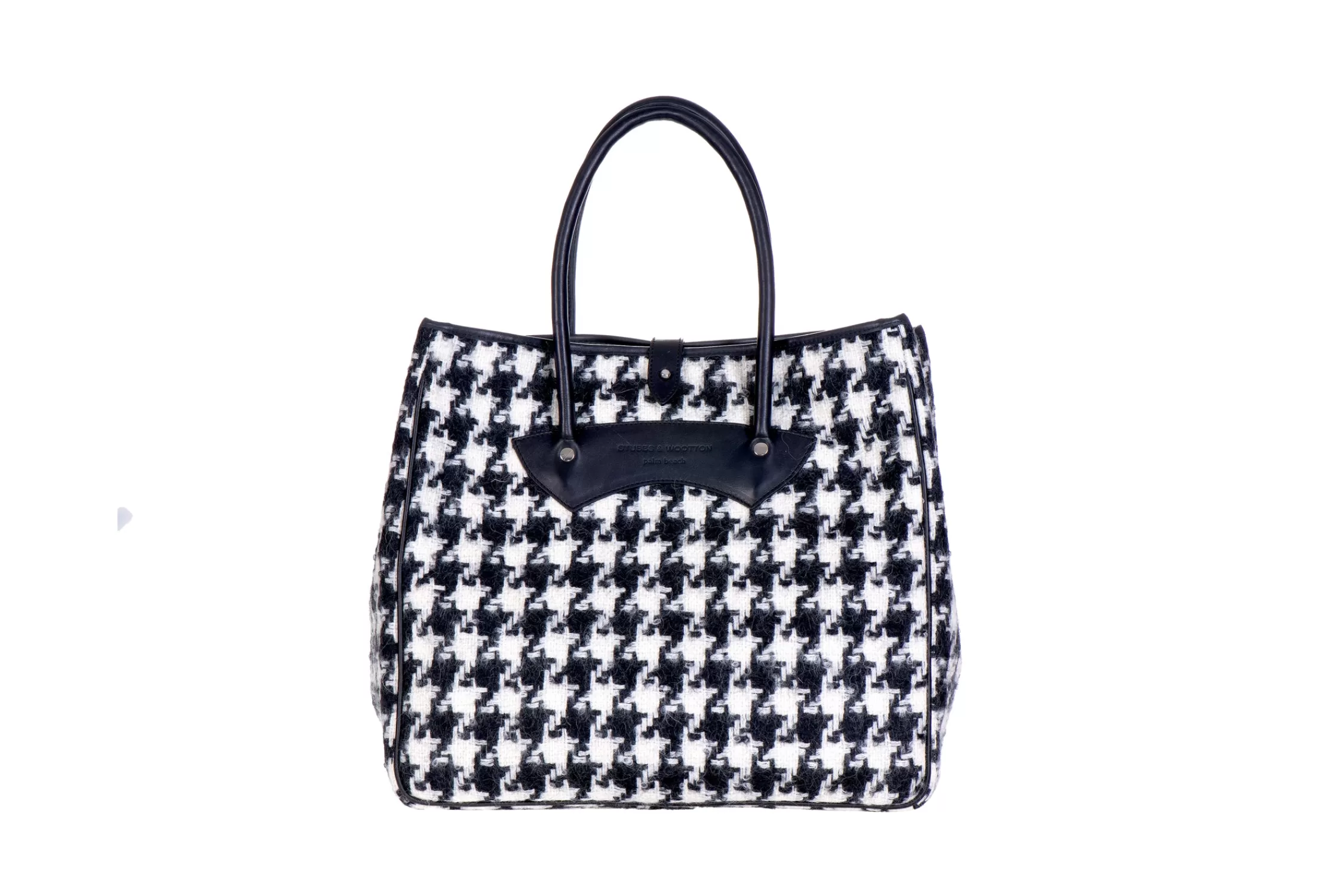 Totes*Stubbs & Wootton Houndstooth Holden Black