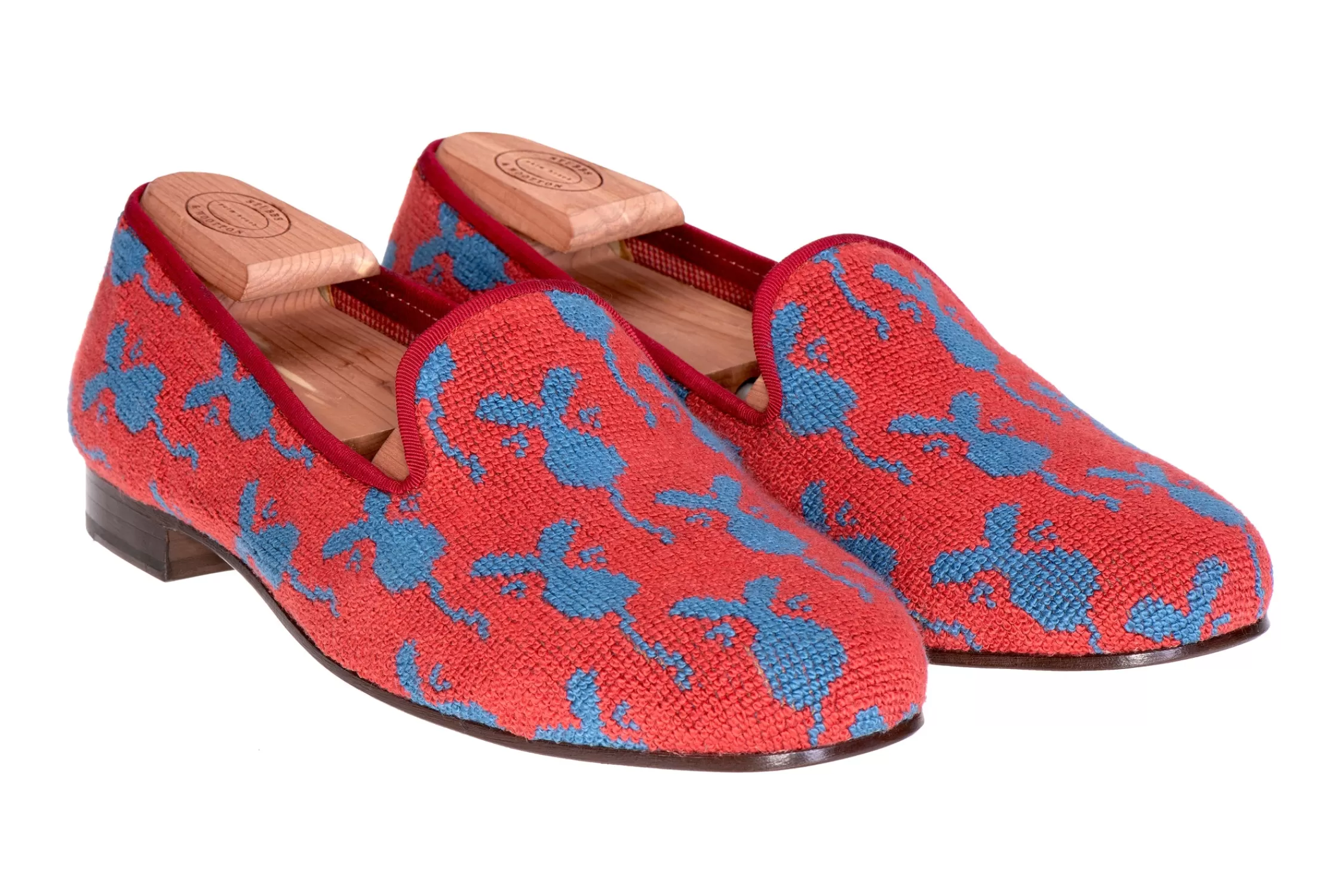 Slipper*Stubbs & Wootton Jerry Crimson (Women) Red