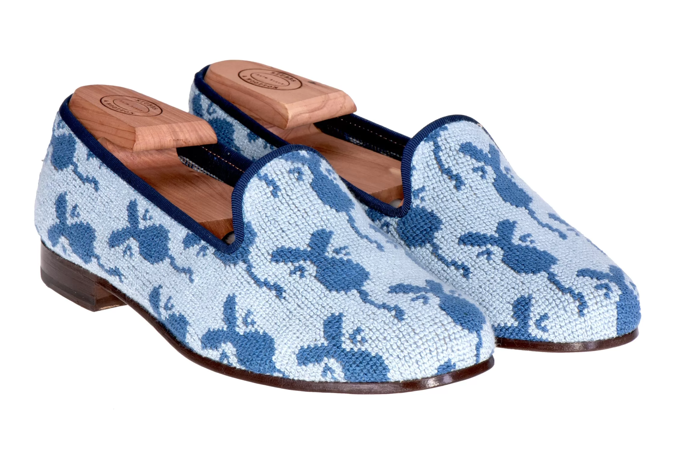 Slipper*Stubbs & Wootton Jerry Ink (Men) Blue