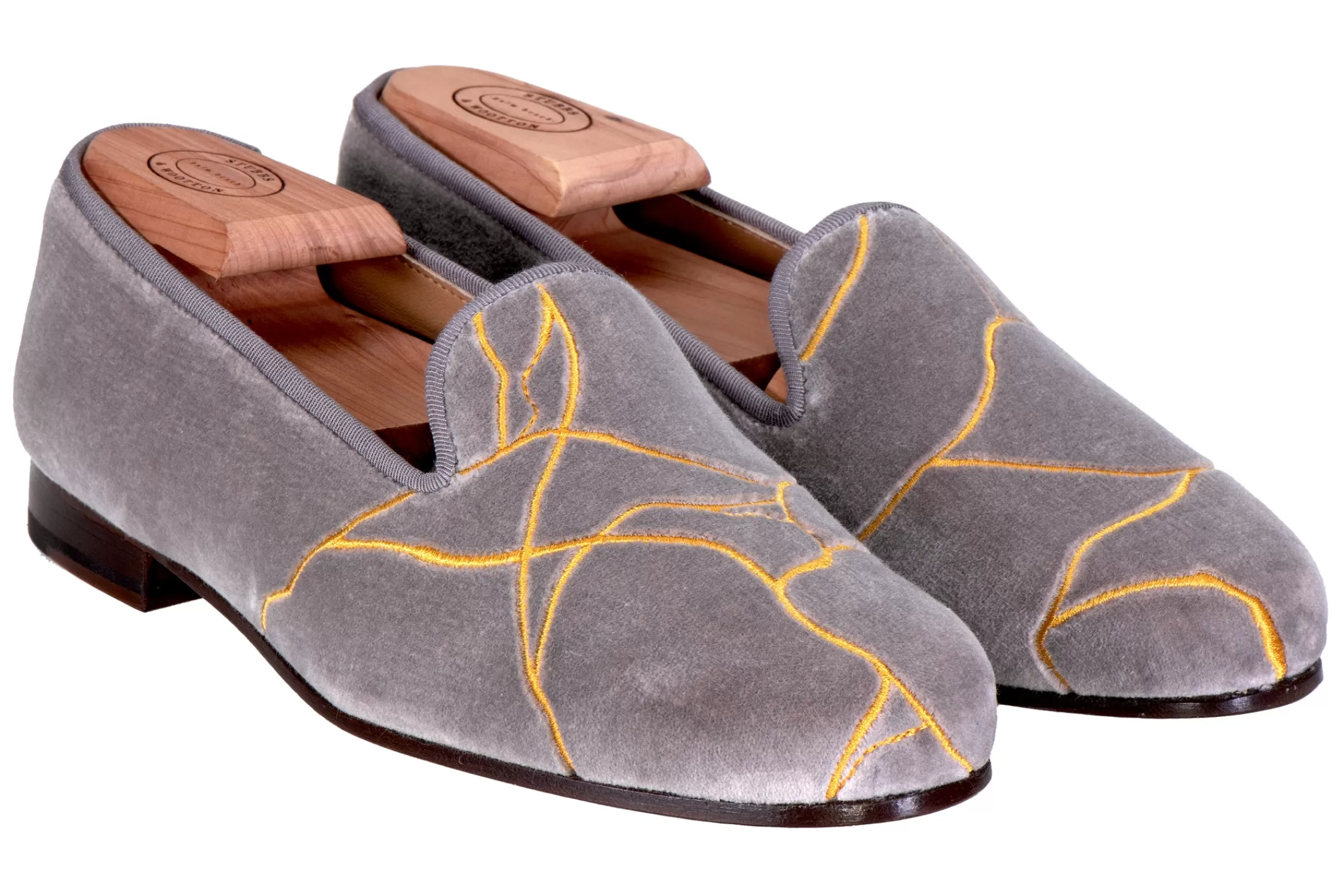 Slipper*Stubbs & Wootton Kintsugi Dove (Women) Gray