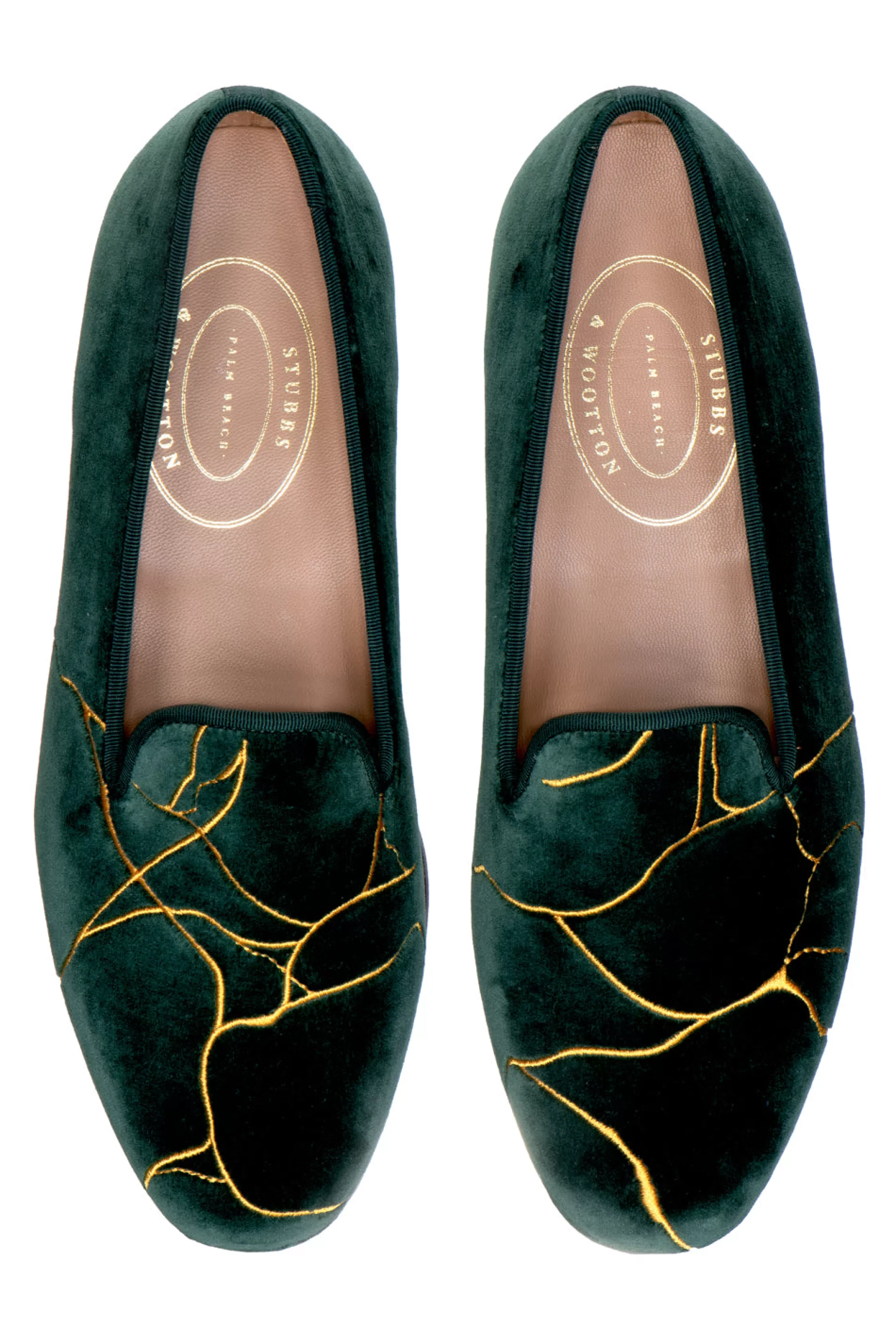 Slipper*Stubbs & Wootton Kintsugi Hunter (Men) Green