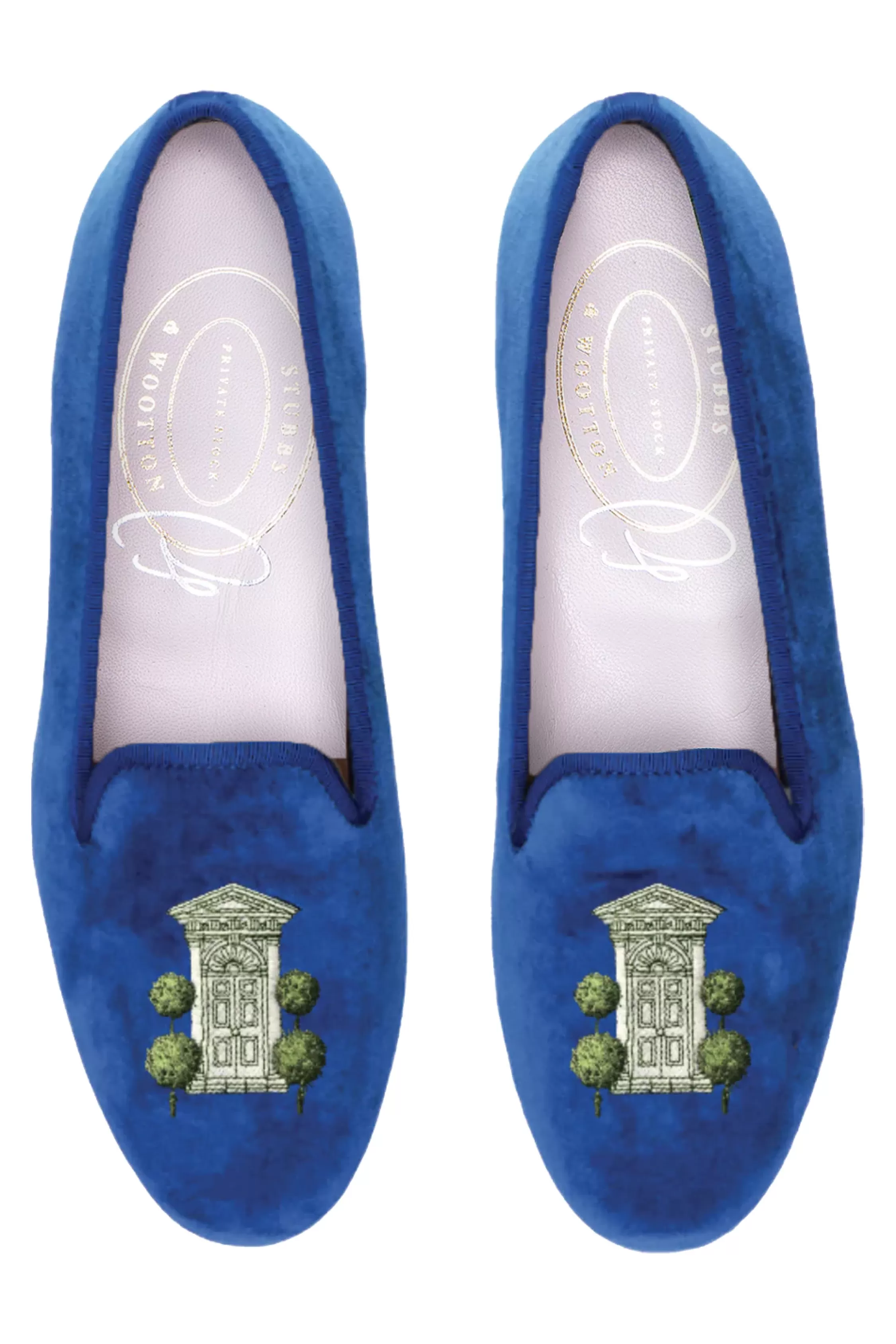 Slipper*Stubbs & Wootton Kips Bay Private Stock (Women) Blue