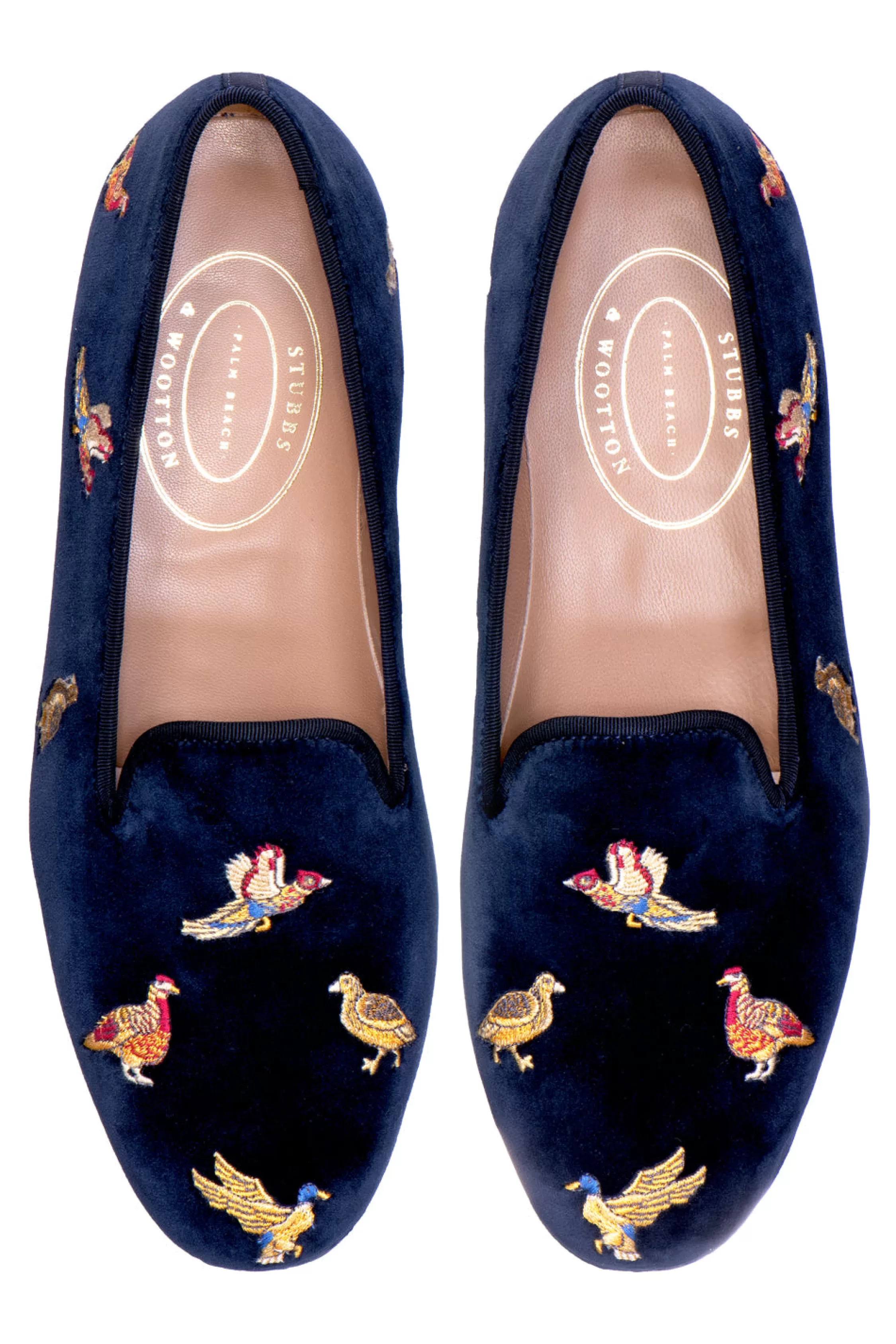 Slipper*Stubbs & Wootton Marsh (Men) Navy