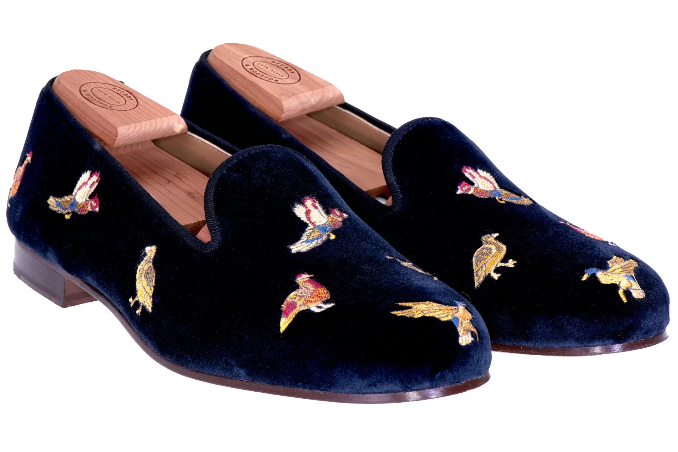 Slipper*Stubbs & Wootton Marsh (Men) Navy