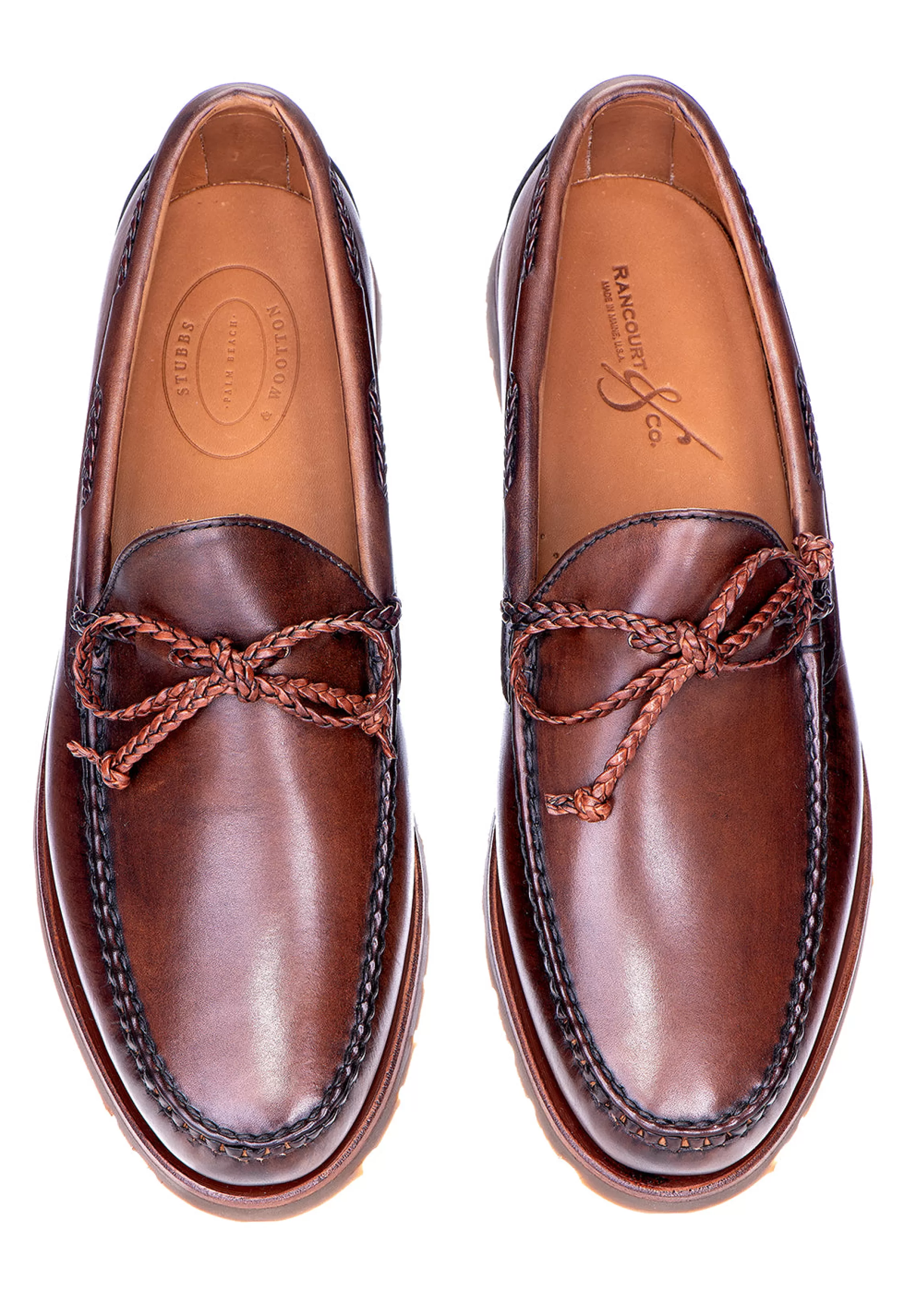 Boat*Stubbs & Wootton Merritt Boat Shoe (Wide) Brown