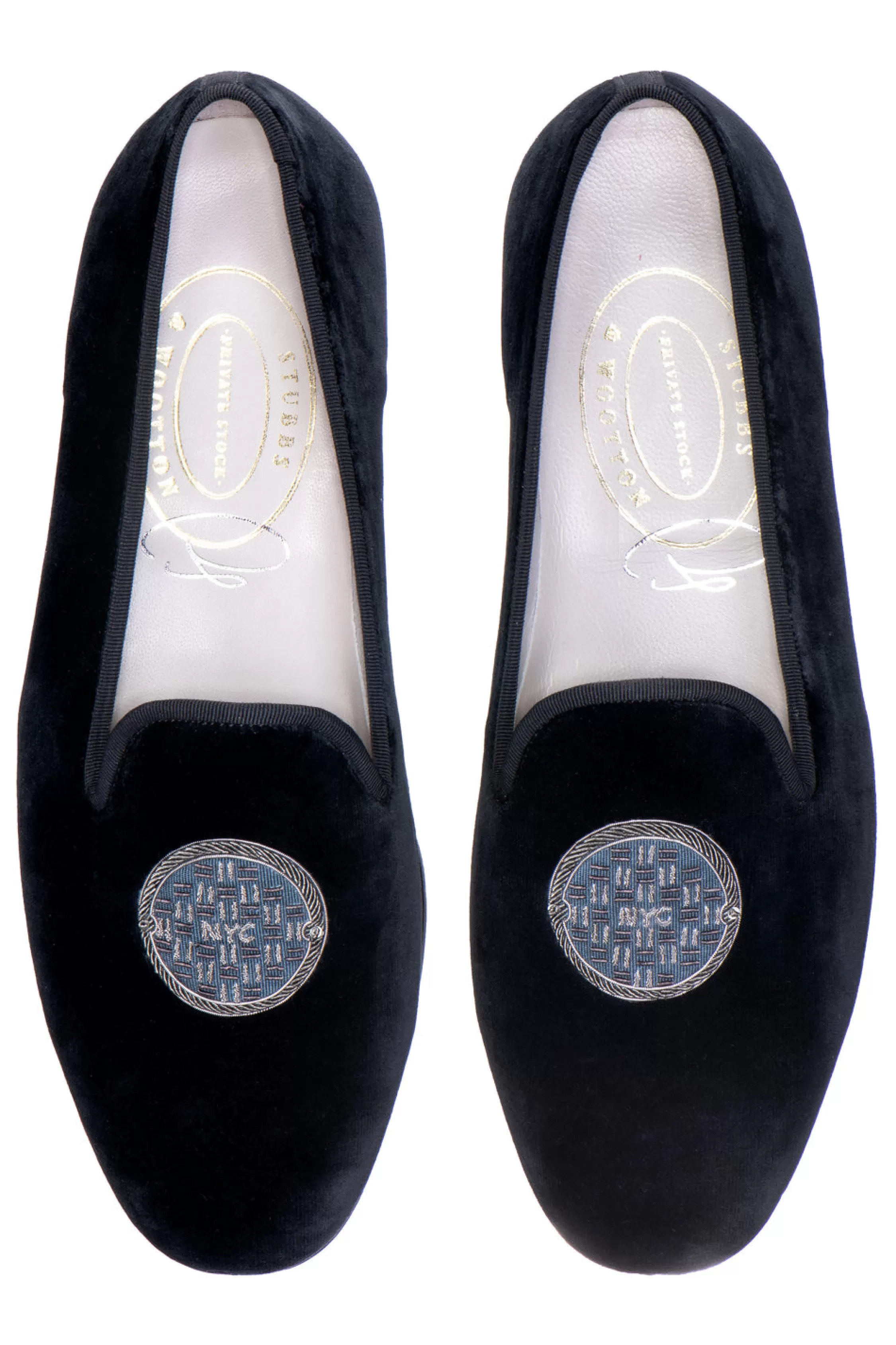 Slipper*Stubbs & Wootton Metropolis Noir Private Stock (Women) Black