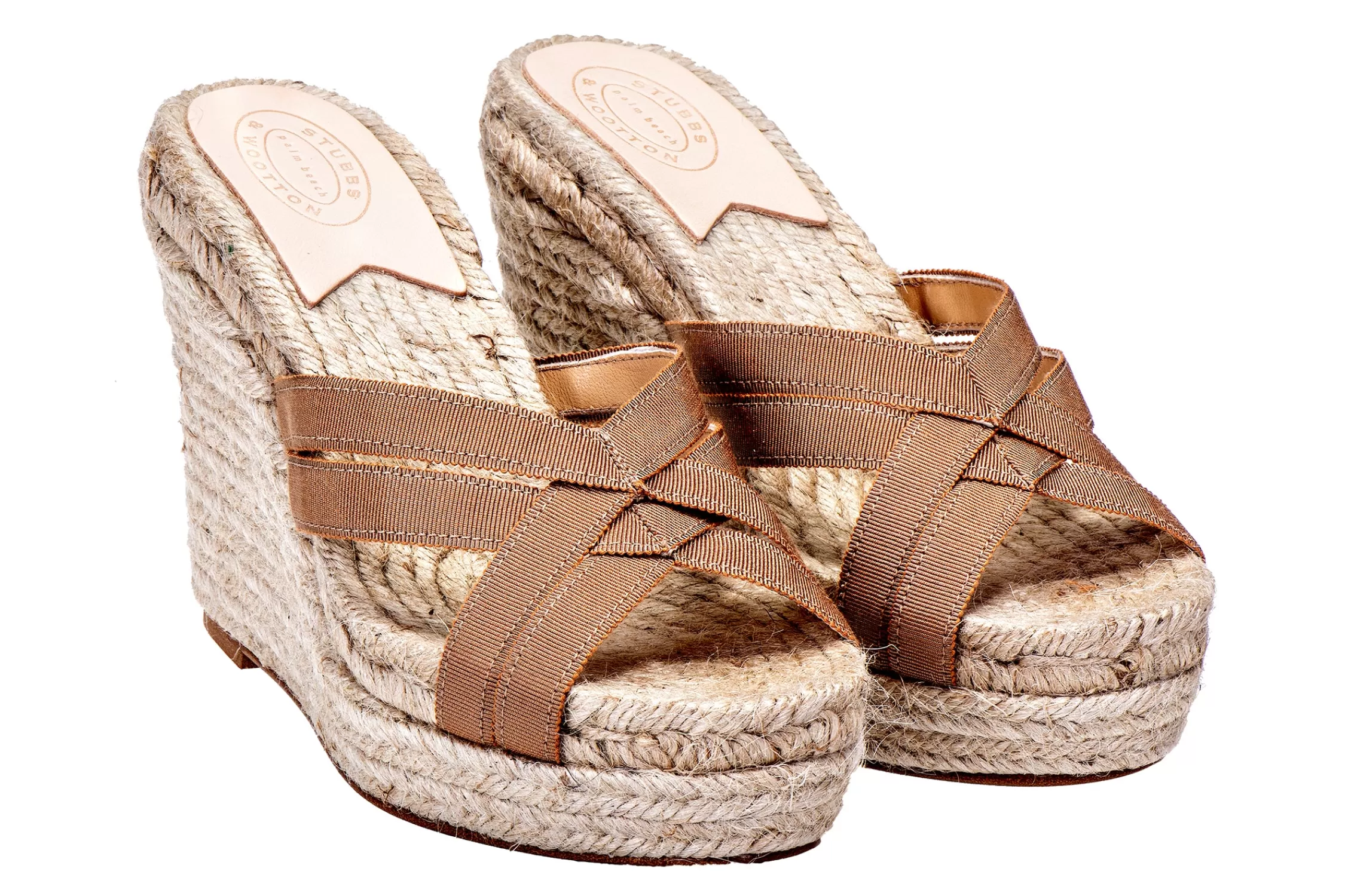 Espadrille*Stubbs & Wootton (Grace Cage) Natural