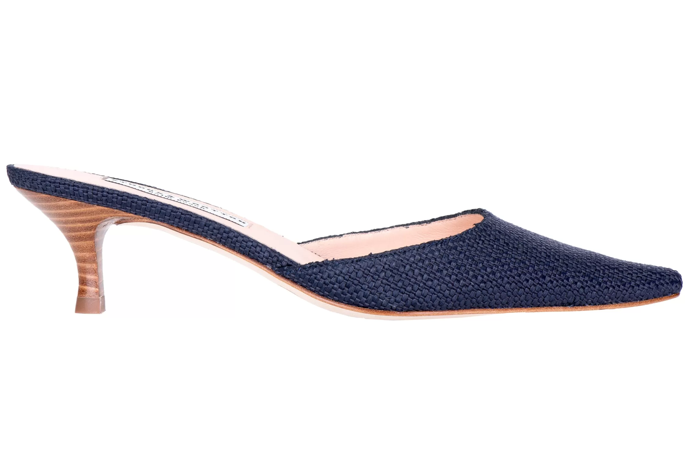 Heel*Stubbs & Wootton Raffia Greta Navy