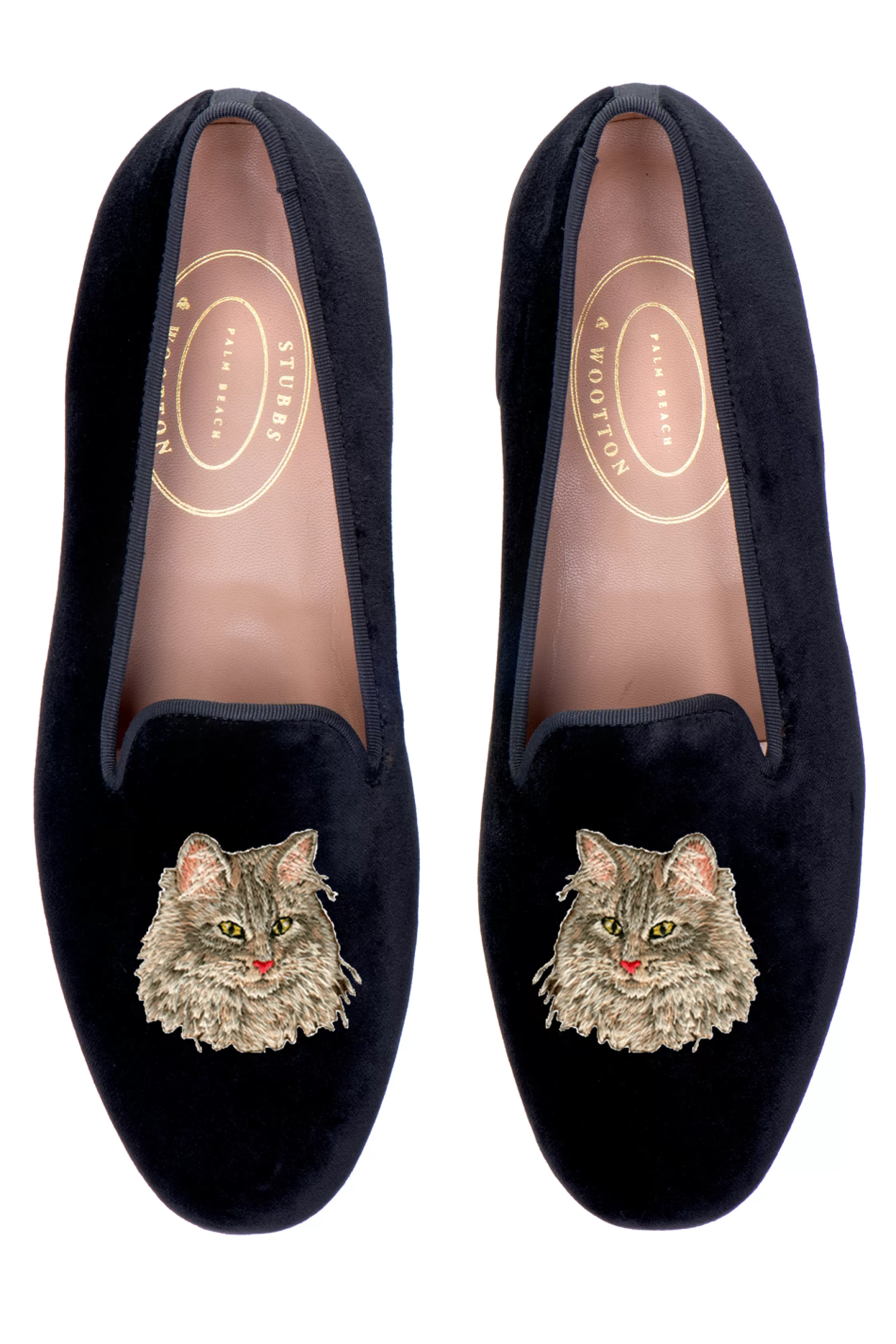 Slipper*Stubbs & Wootton Norwegian Cat (Women) Black