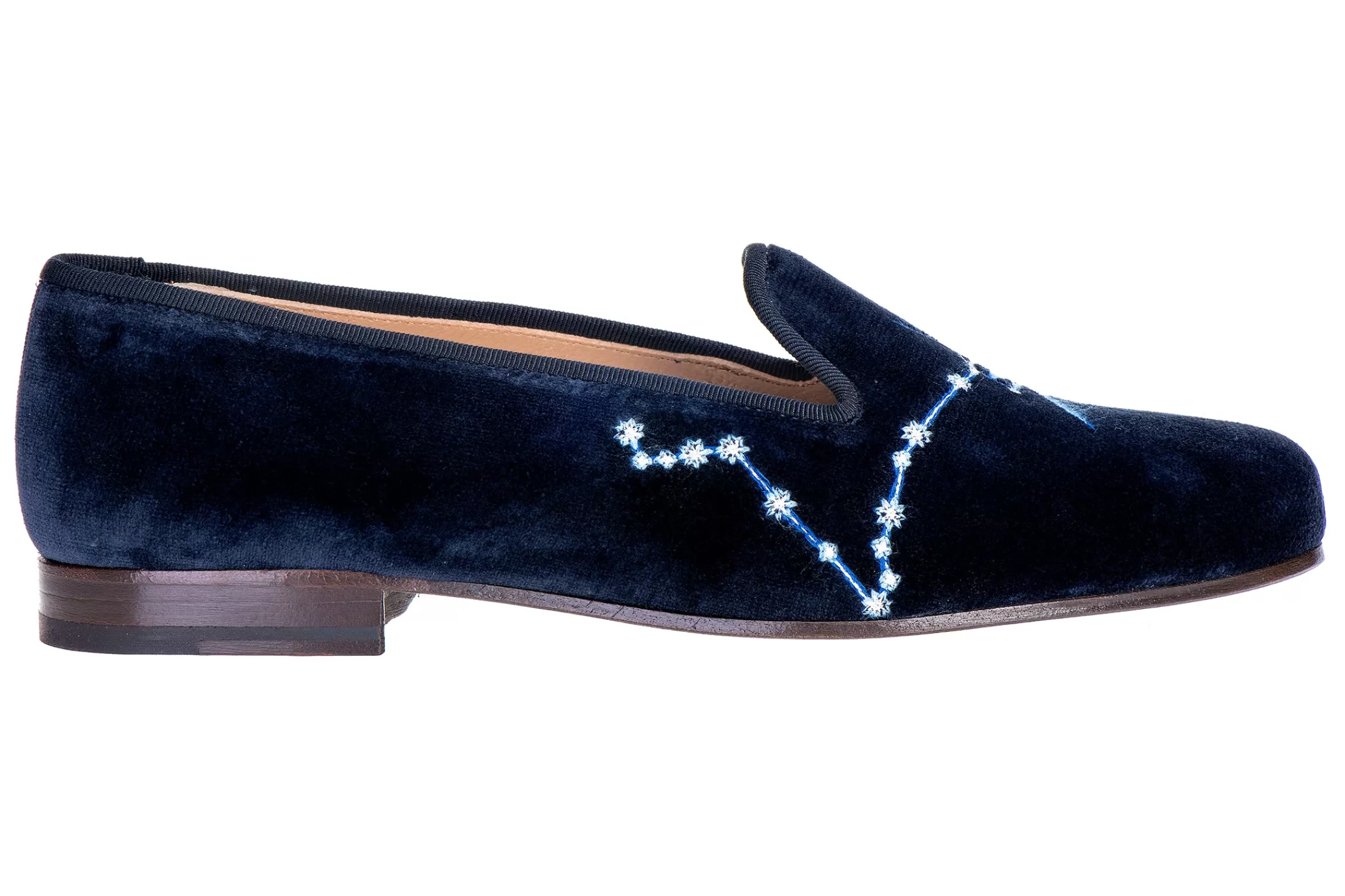 Slipper*Stubbs & Wootton Pisces Velvet Slipper (Women) Midnight