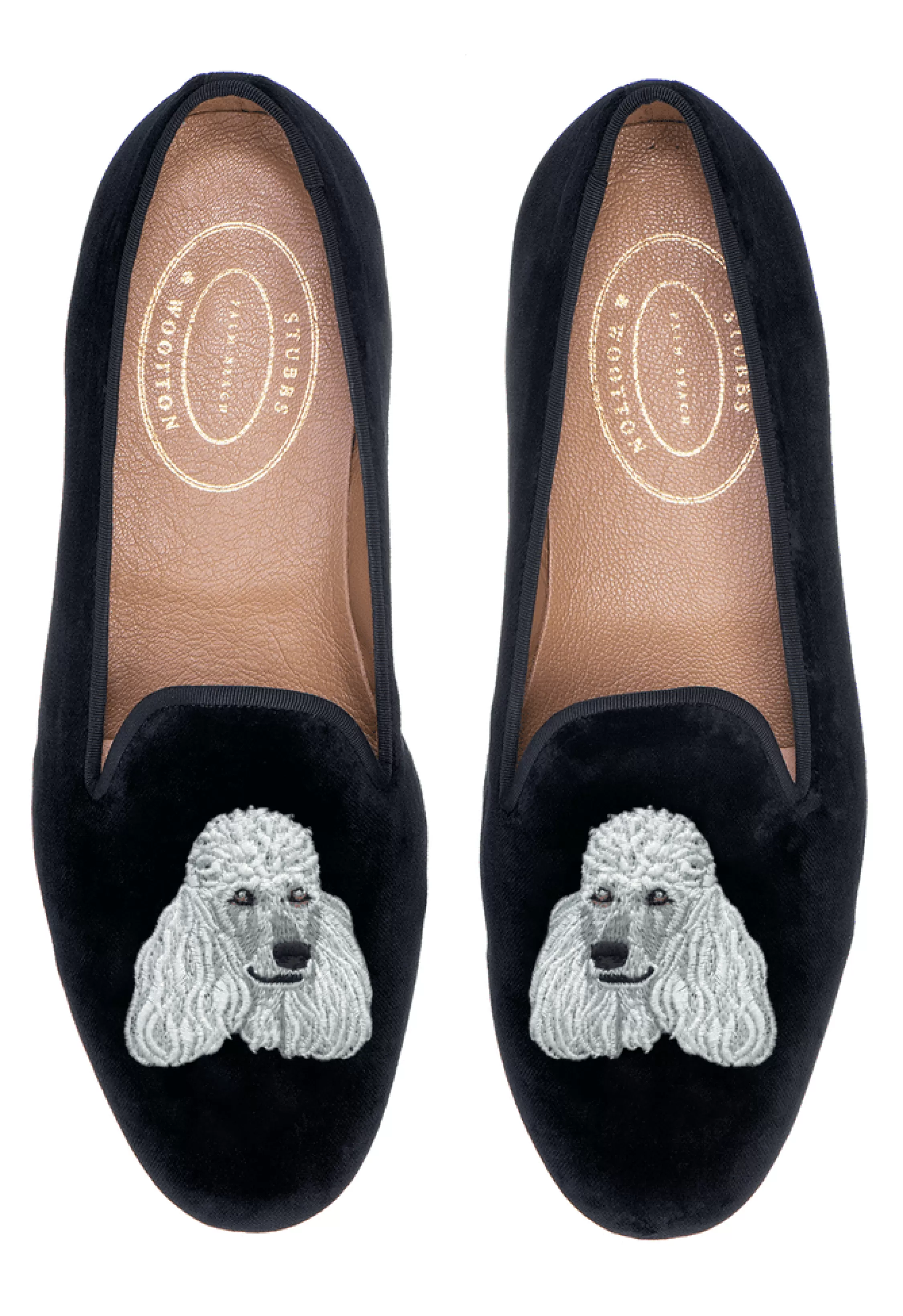 Slipper*Stubbs & Wootton Poodle (Men) Black