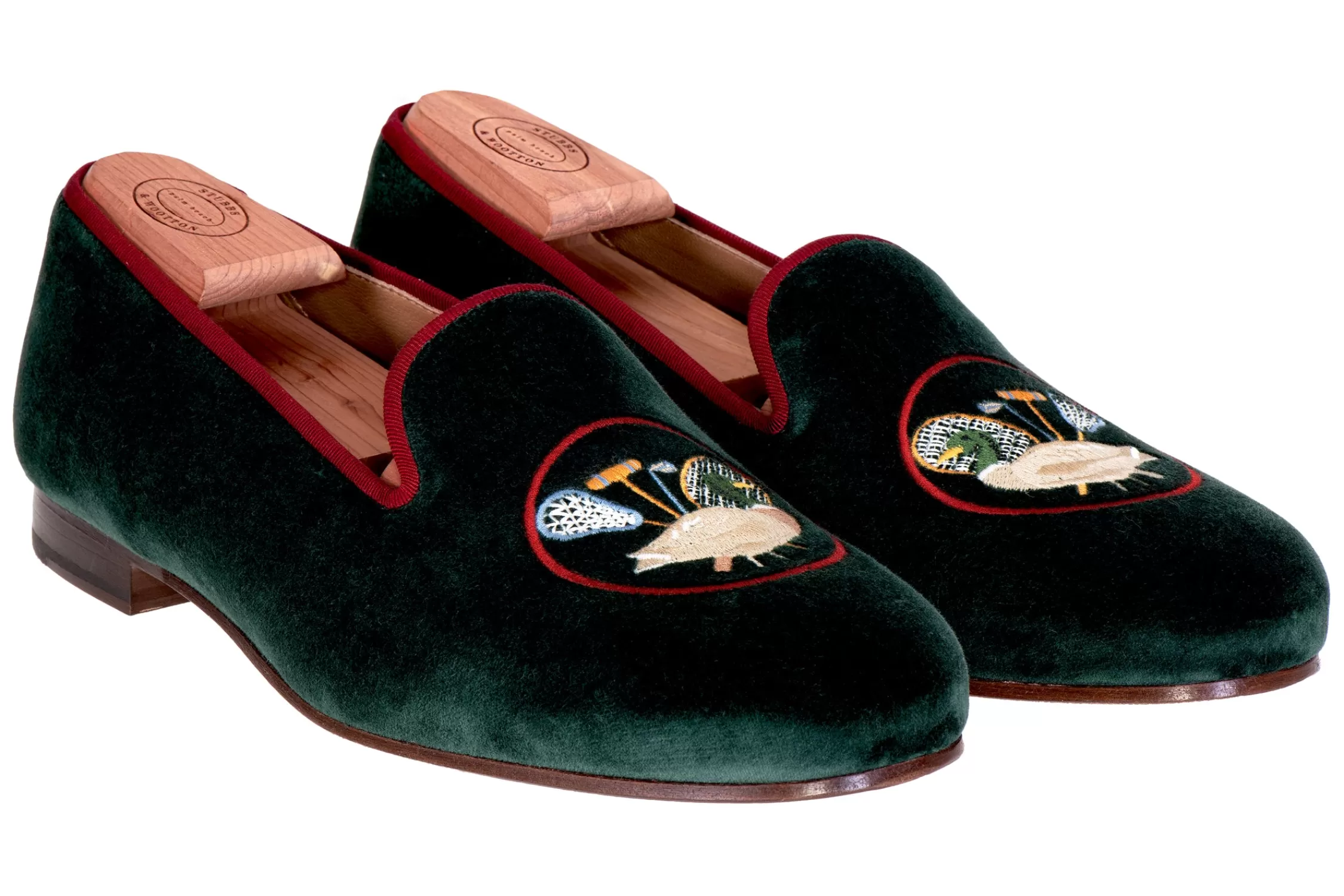 Slipper*Stubbs & Wootton Prep Hunter (Men) Green