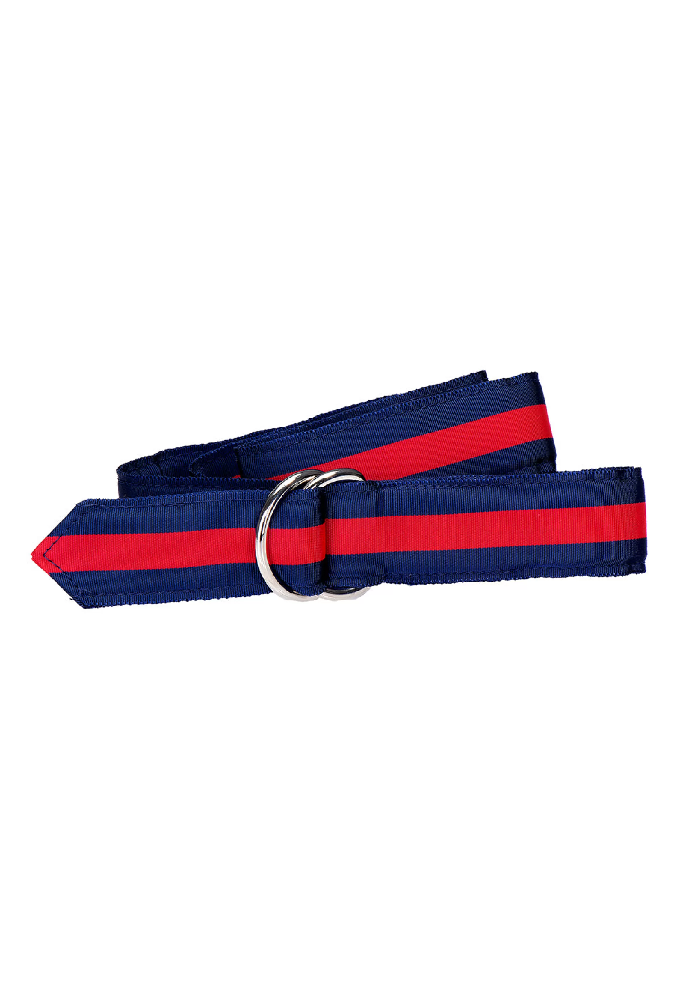 Belts*Stubbs & Wootton Ribbon Belt Red Navy