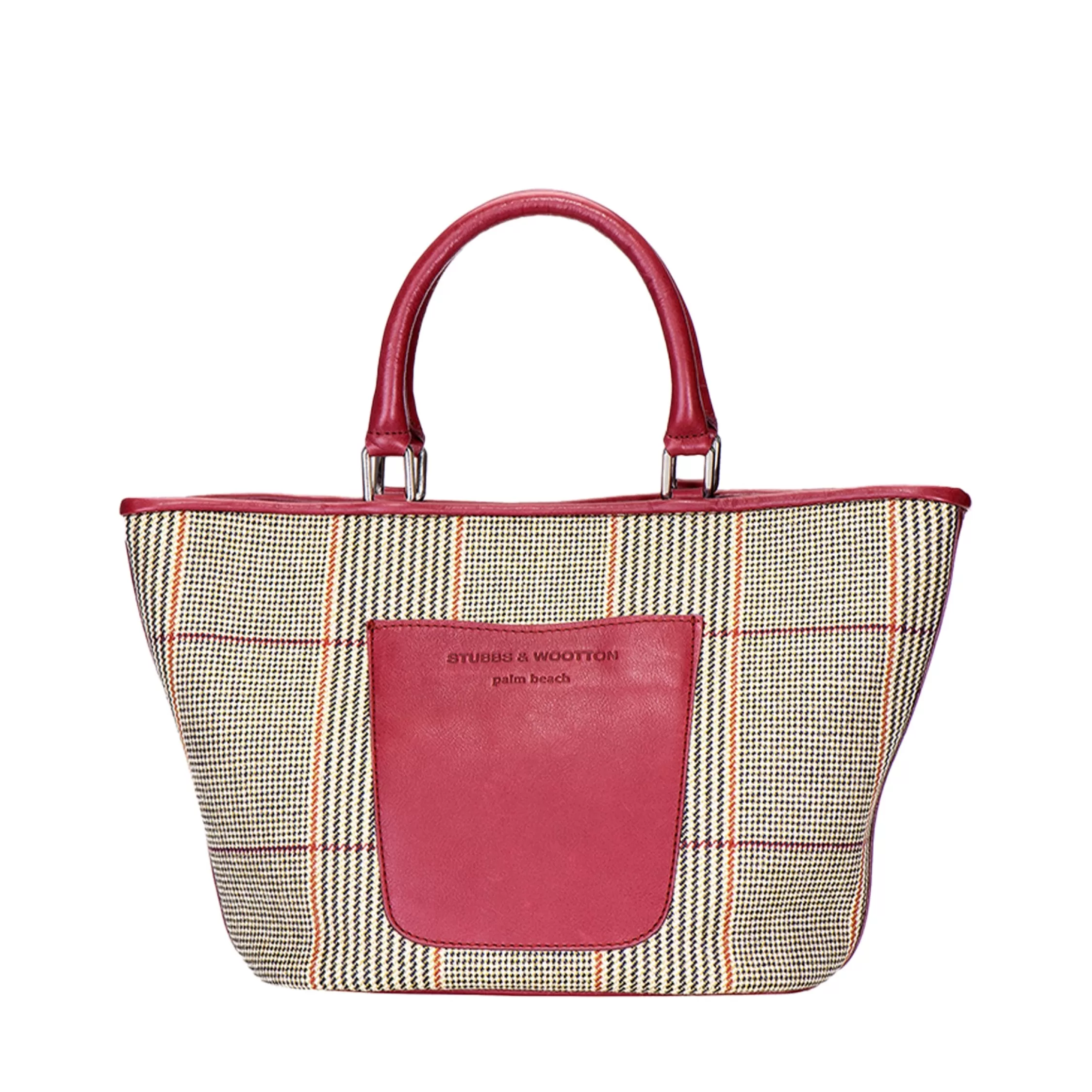 Mini Totes*Stubbs & Wootton Russel Tweed Mini Tote Natural