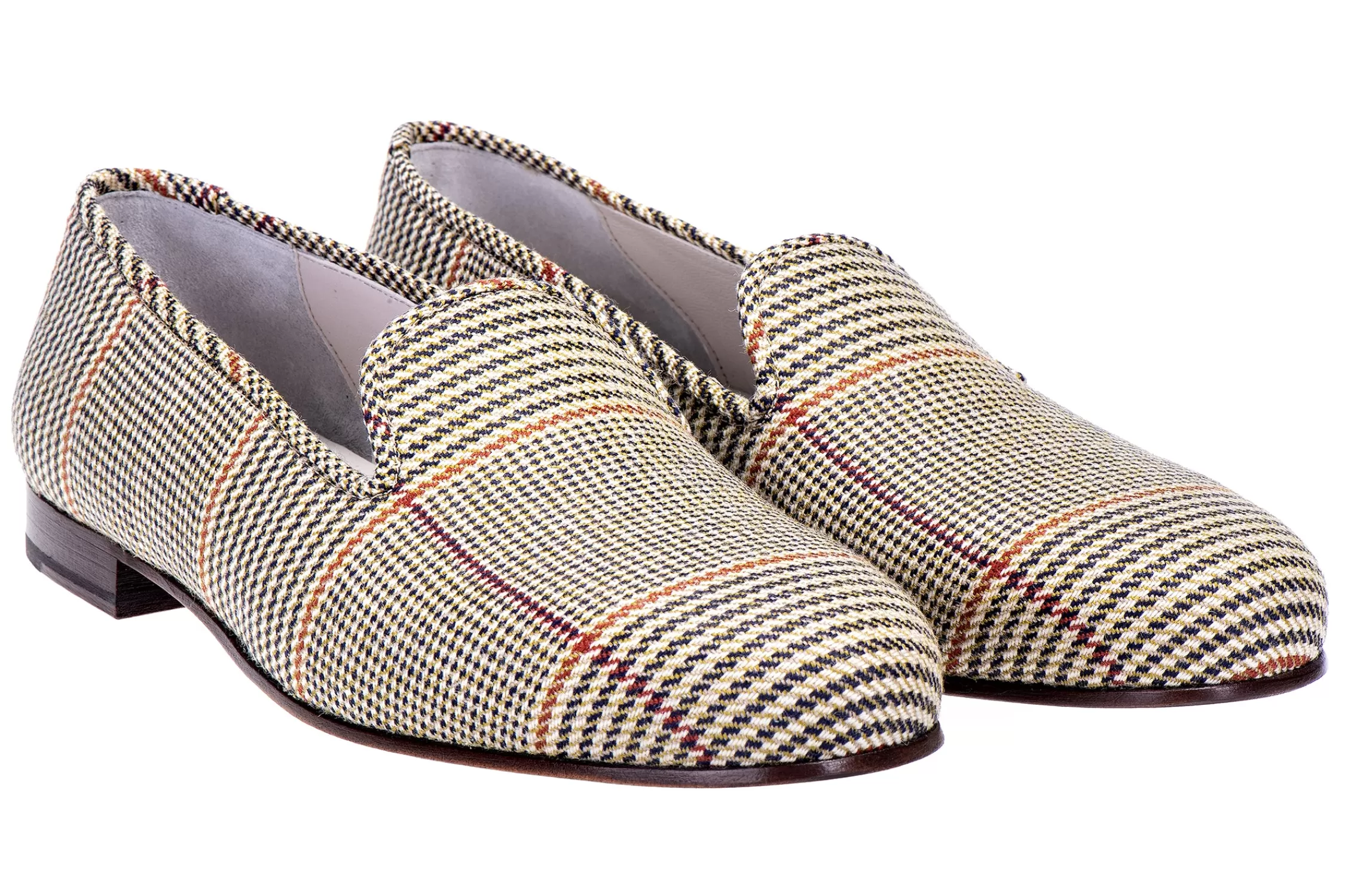 Slipper*Stubbs & Wootton Russell Tweed Private Stock (Women) RussellPlaid