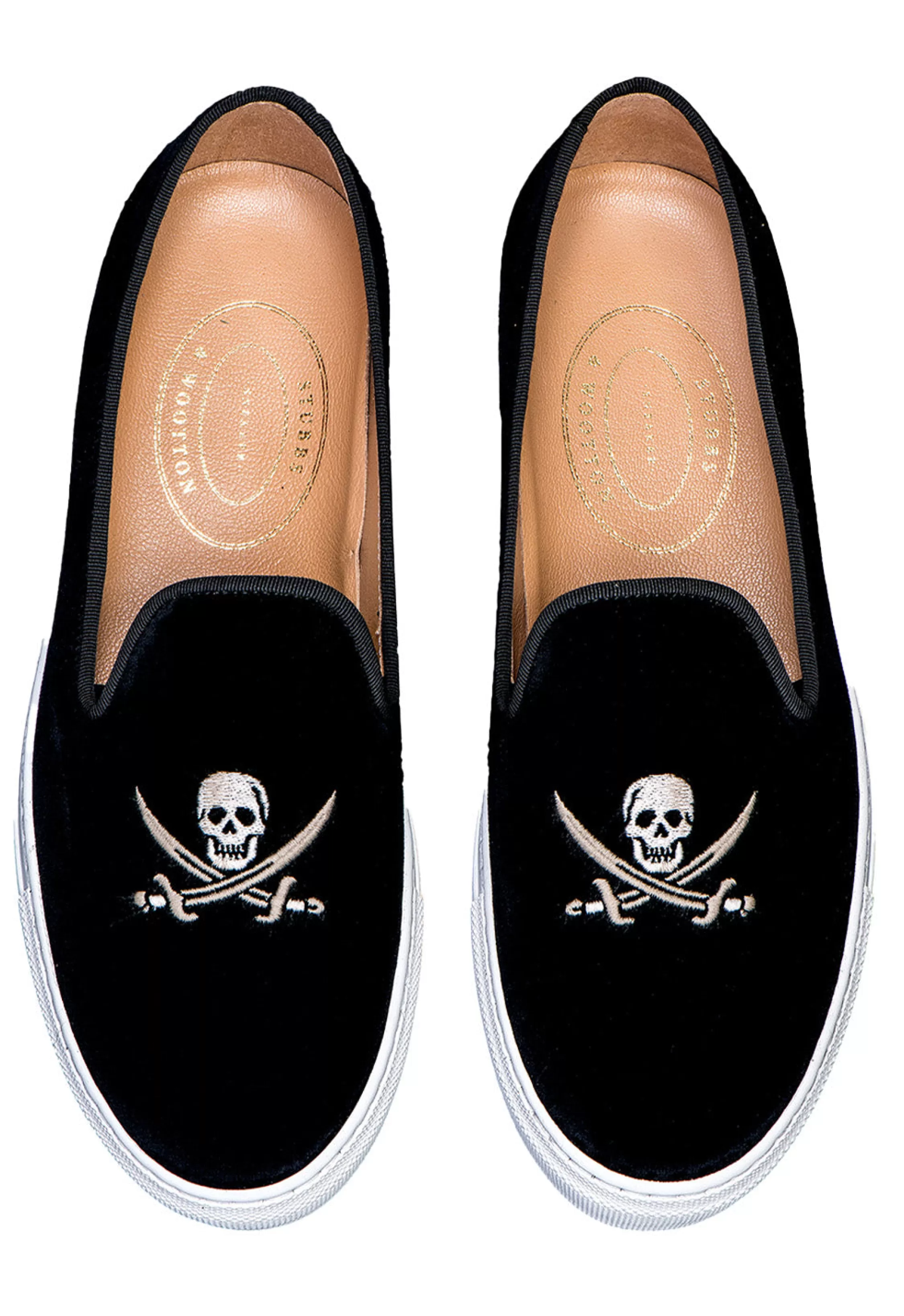 Sneaker*Stubbs & Wootton Skull Sneaker (Men) Black