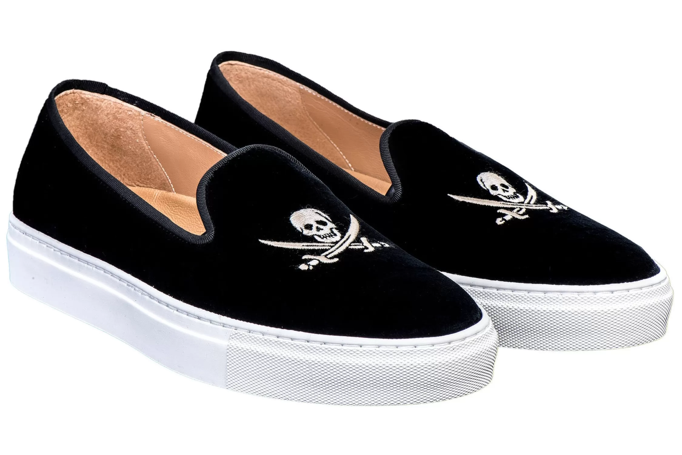 Sneaker*Stubbs & Wootton Skull Sneaker (Men) Black